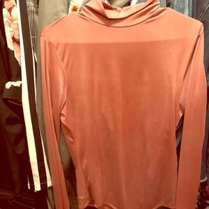 Silky Stretch Pink Body Suite With Back Out